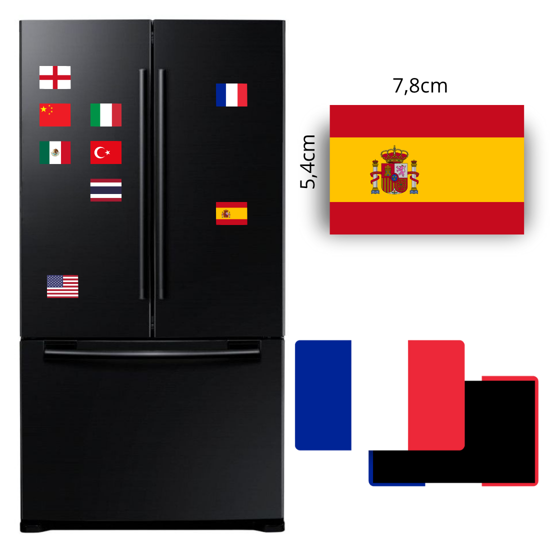 M949 Magnet Drapeau Pays du Monde - Suède