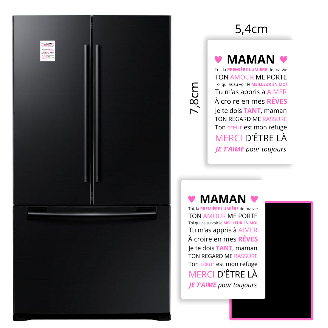 M800 Magnet Déclaration d'amour - Maman