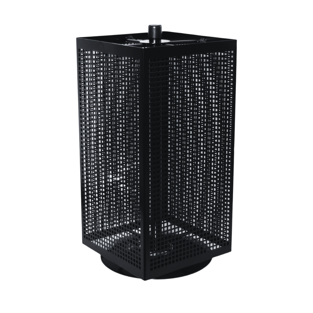 Présentoir à Magnets pivotant pour comptoir - Quatre Volets - Noir – Hauteur 42 cm