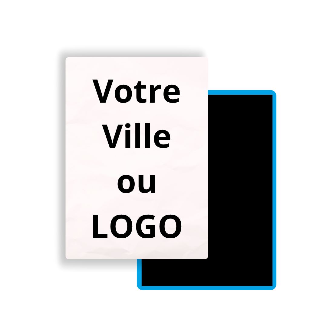 Lot de 24 Magnets touristiques personnalisés – Votre ville, village ou Logo
