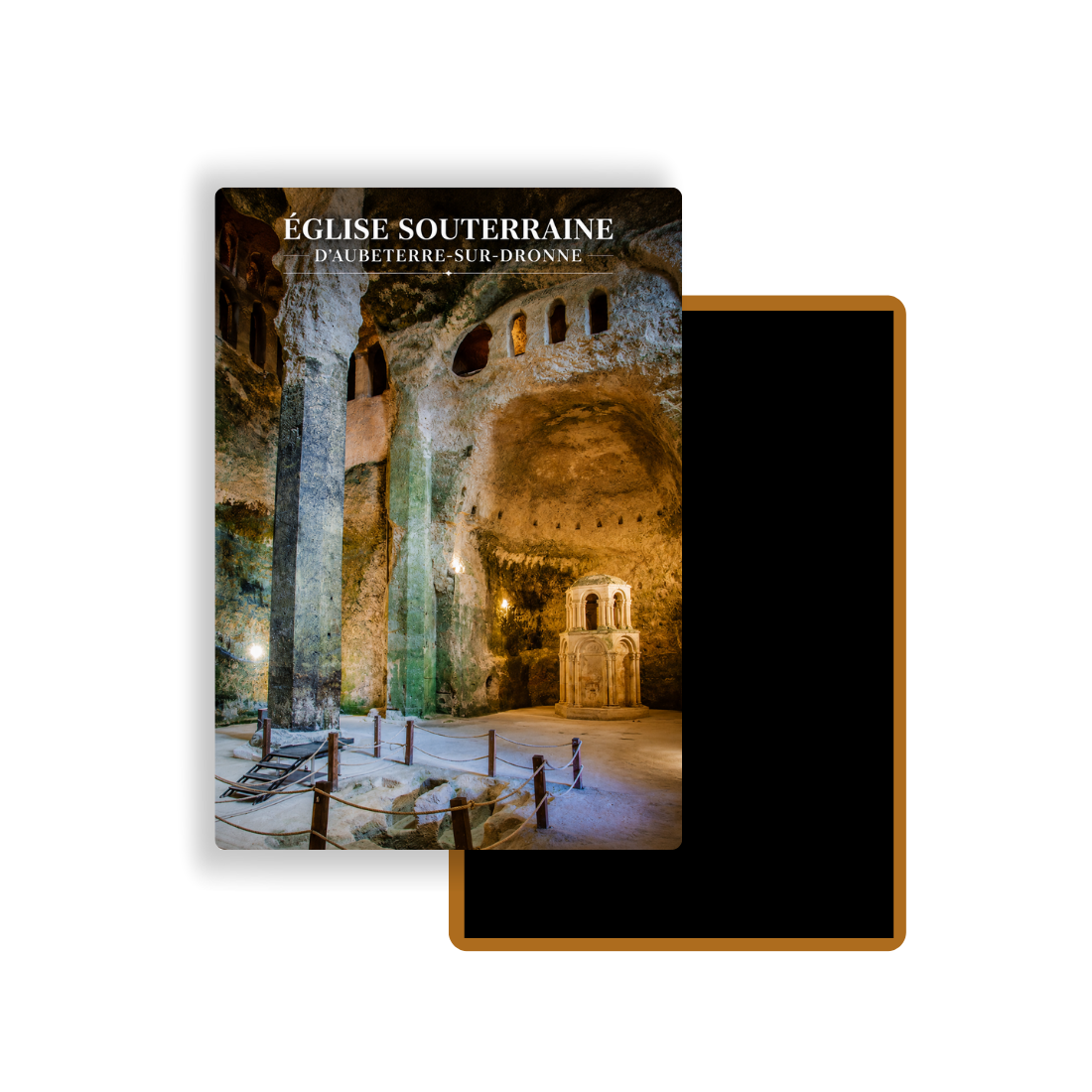 M1010 Magnet Touristique Aubeterre sur Dronne - Eglise souterraine Monolithe
