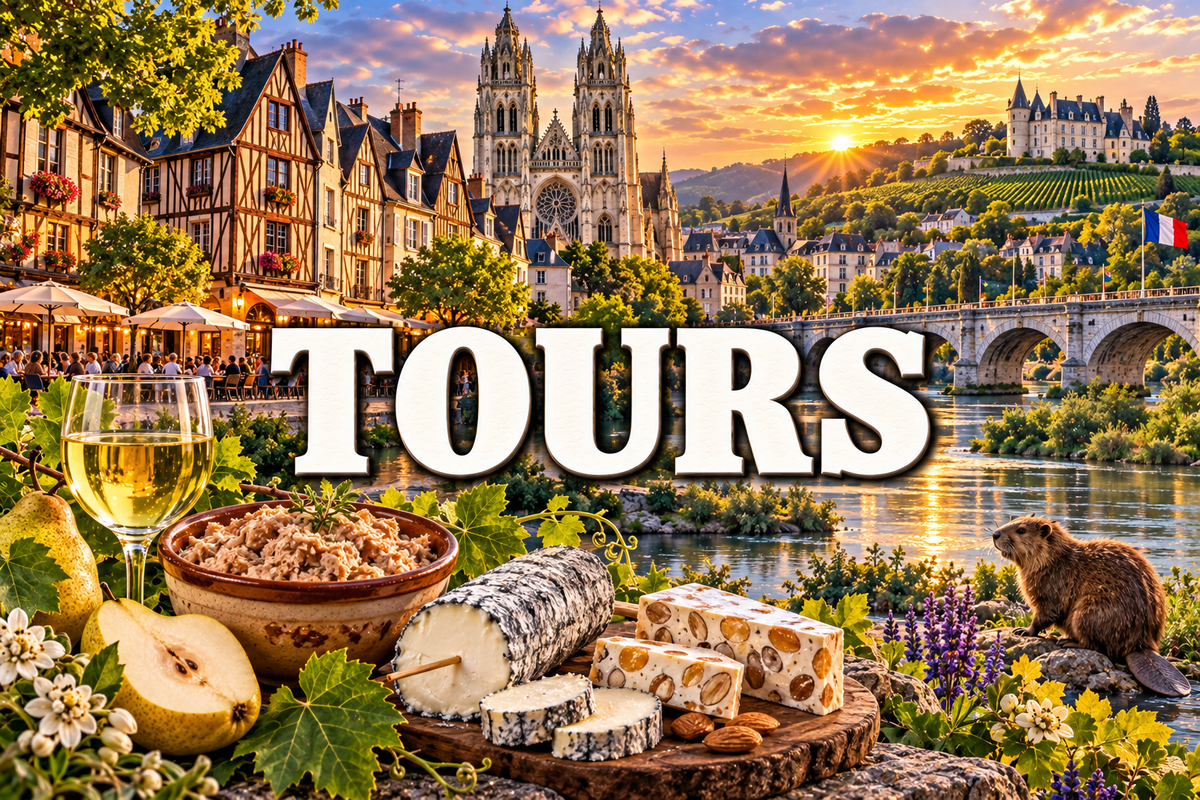 M2225 Magnet ville de France Tours