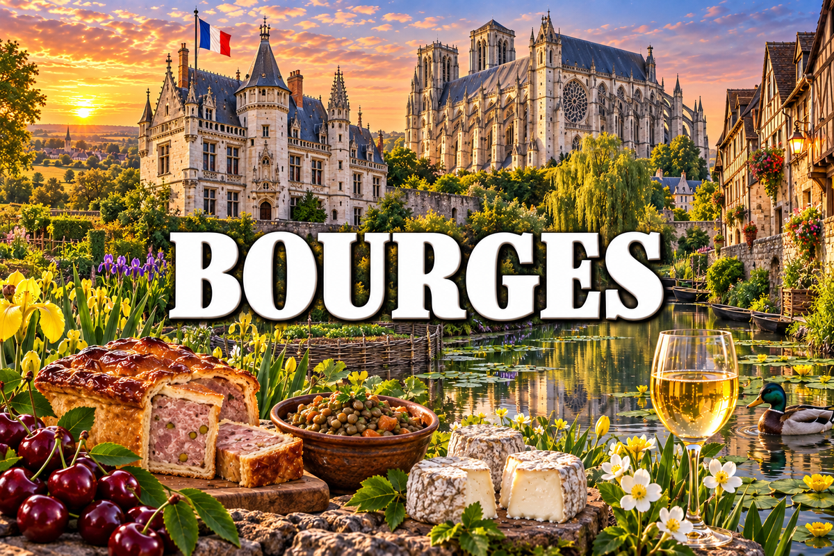 M2244 Magnet ville de France Bourges