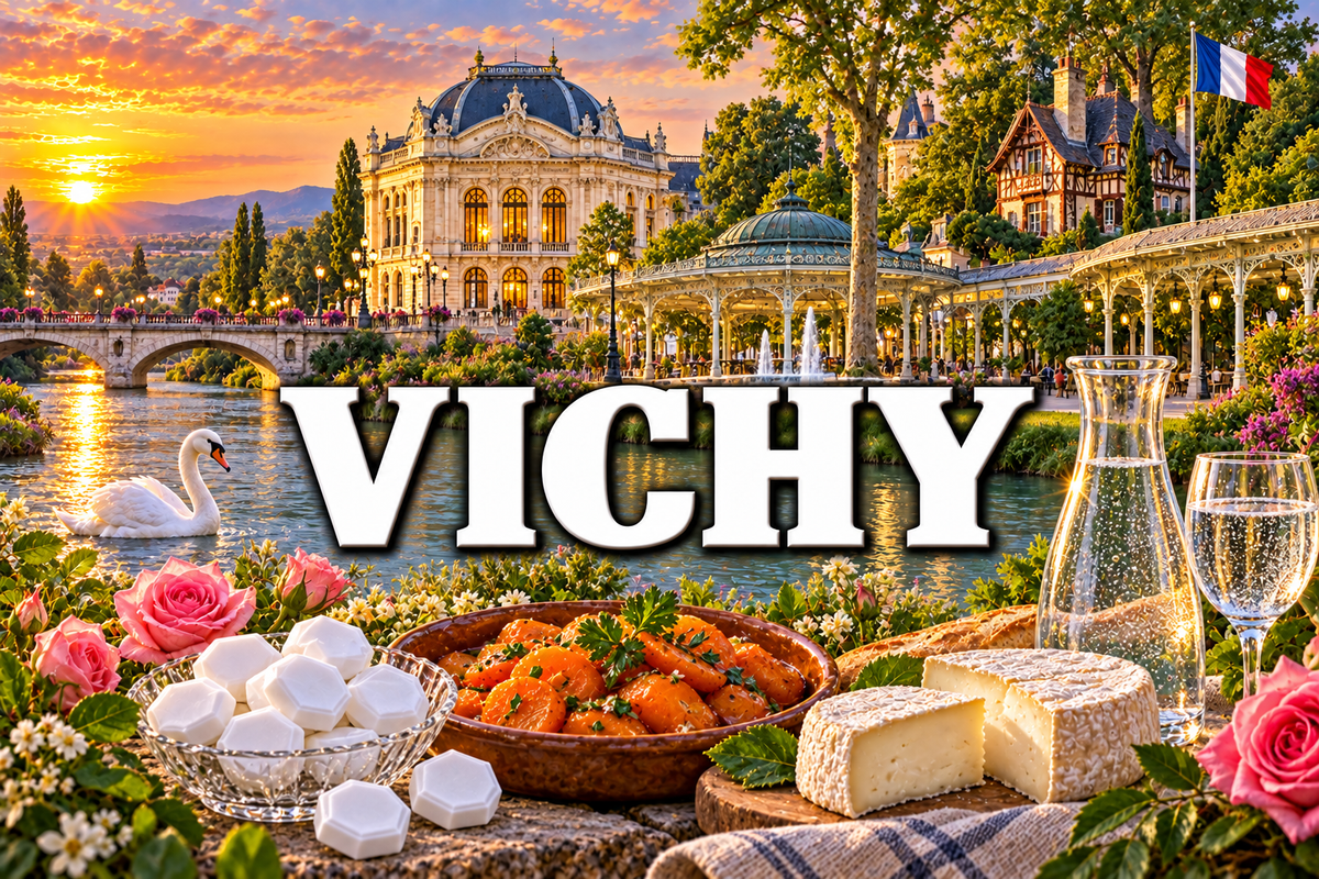 M2266 Magnet ville de France Vichy