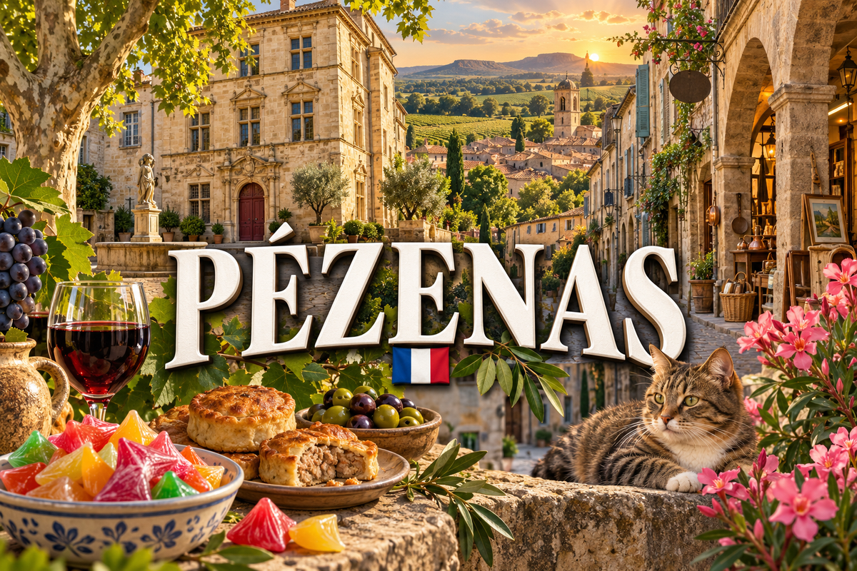 M2286 Magnet ville de France Pézenas