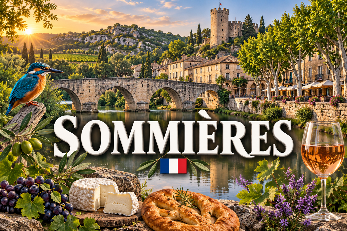 M2290 Magnet ville de France Sommières