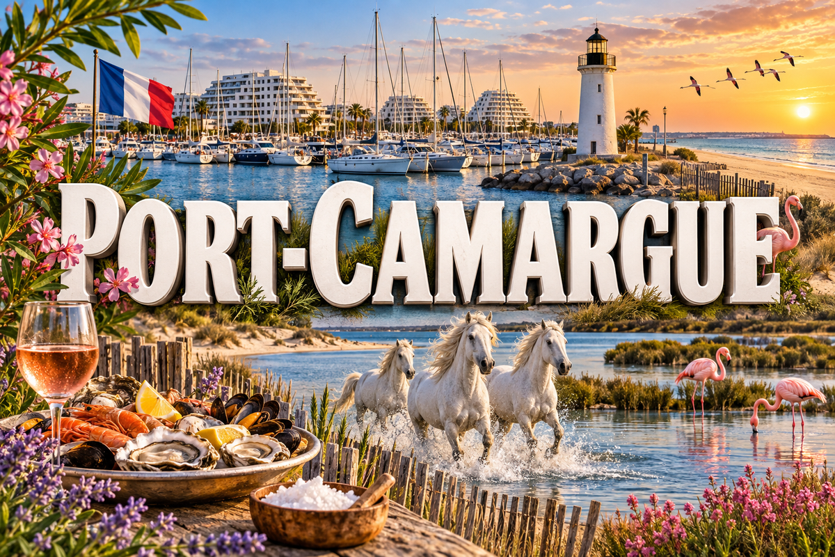 M2292 Magnet ville de France Port-Camargue