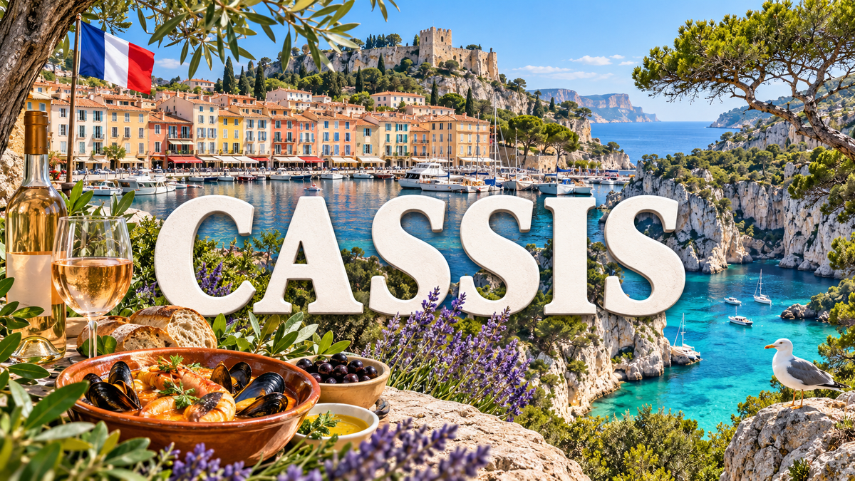 M2301 Magnet ville de France Cassis