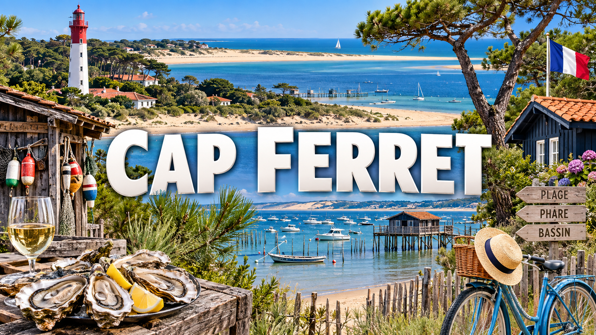 M2344 Magnet ville de France Cap Ferret