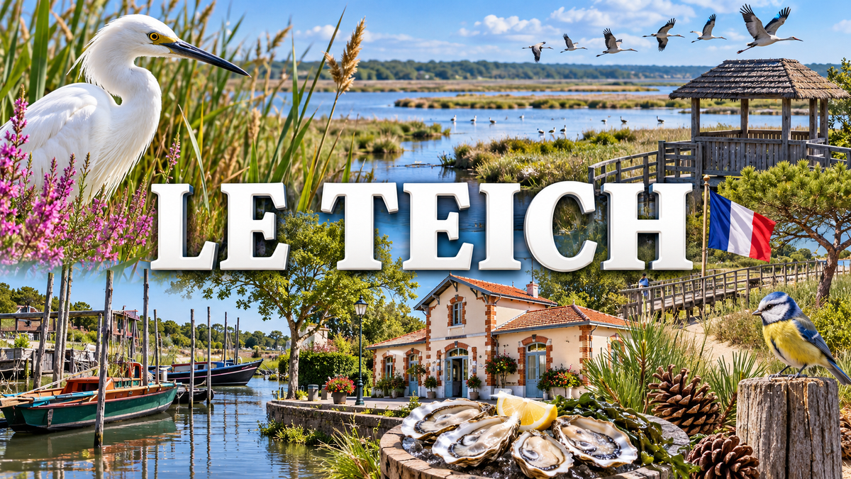 M2345 Magnet ville de France Le Teich
