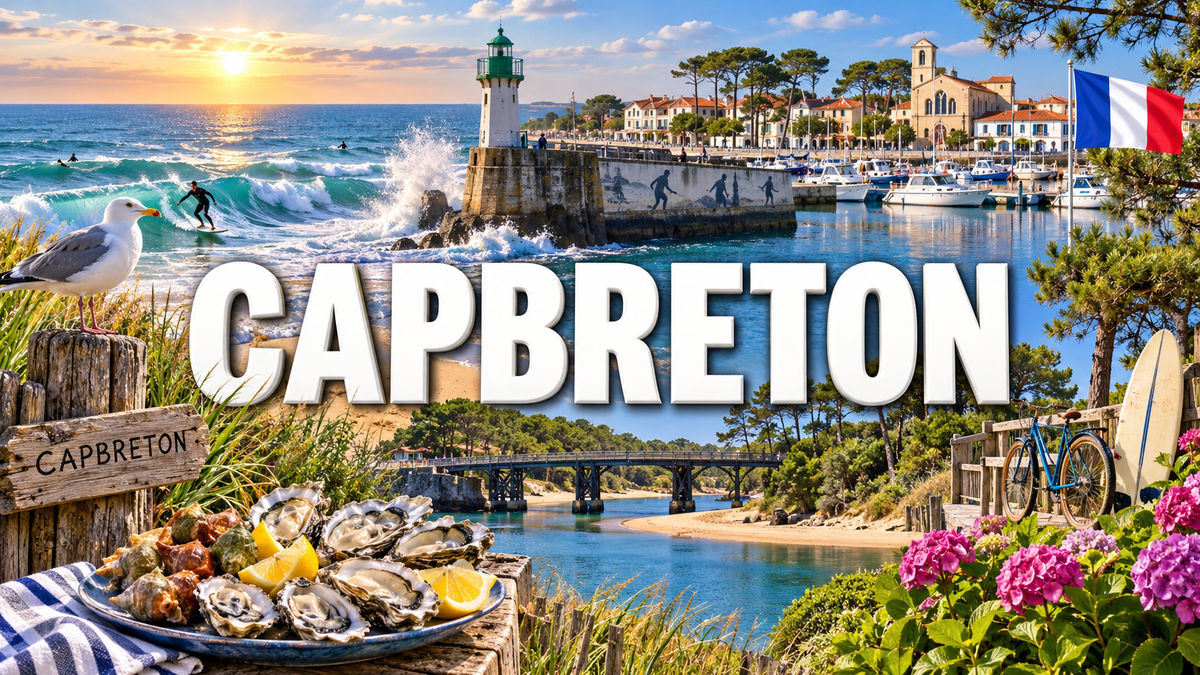 M2377 Magnet ville de France Capbreton