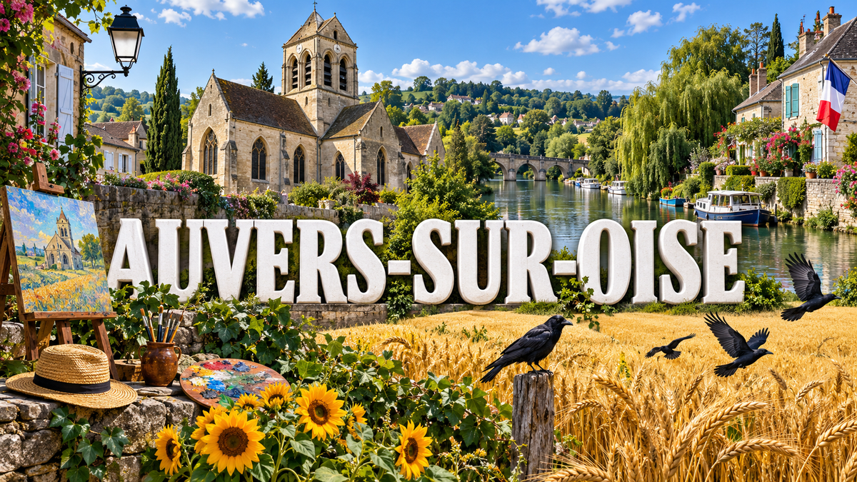 M2387 Magnet ville de France Auvers-sur-Oise