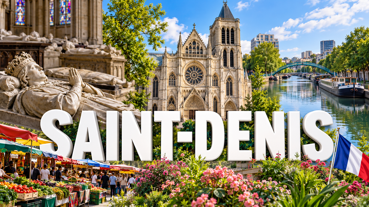 M2392 Magnet ville de France Saint-Denis