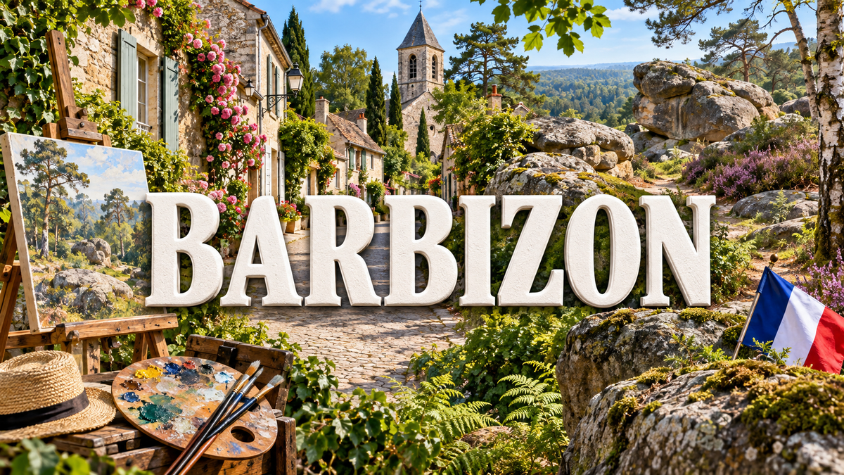 M2399 Magnet ville de France Barbizon