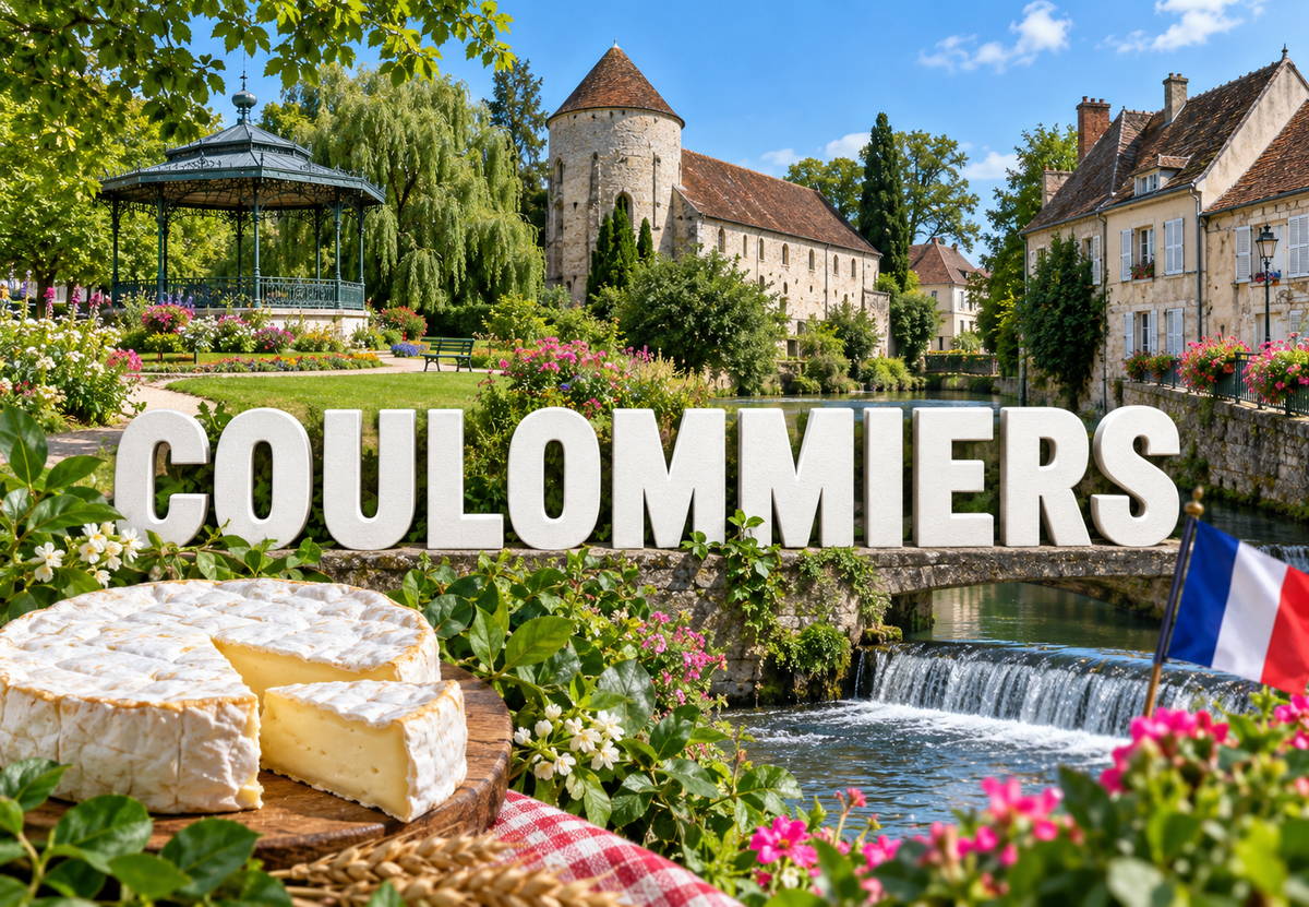M2416 Magnet ville de France Coulommiers