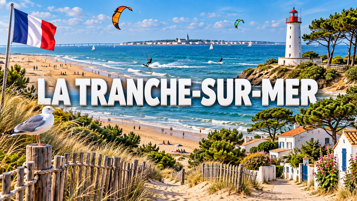M2456 Magnet ville de France La Tranche-sur-Mer