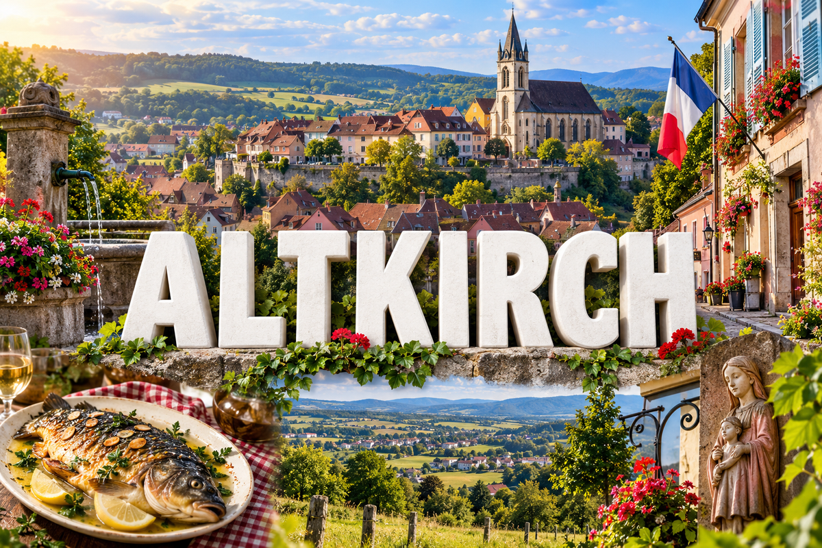 M2492 Magnet ville de France Altkirch