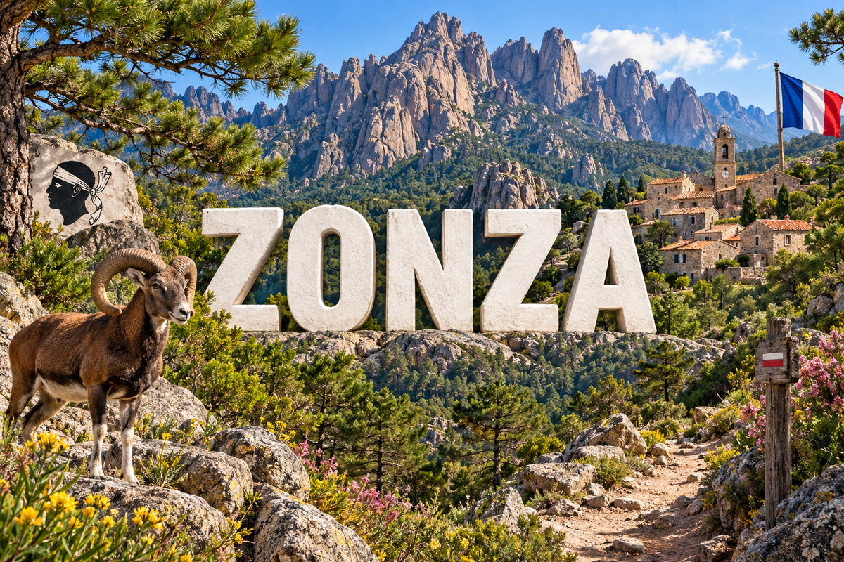 M2510 Magnet ville de France Zonza