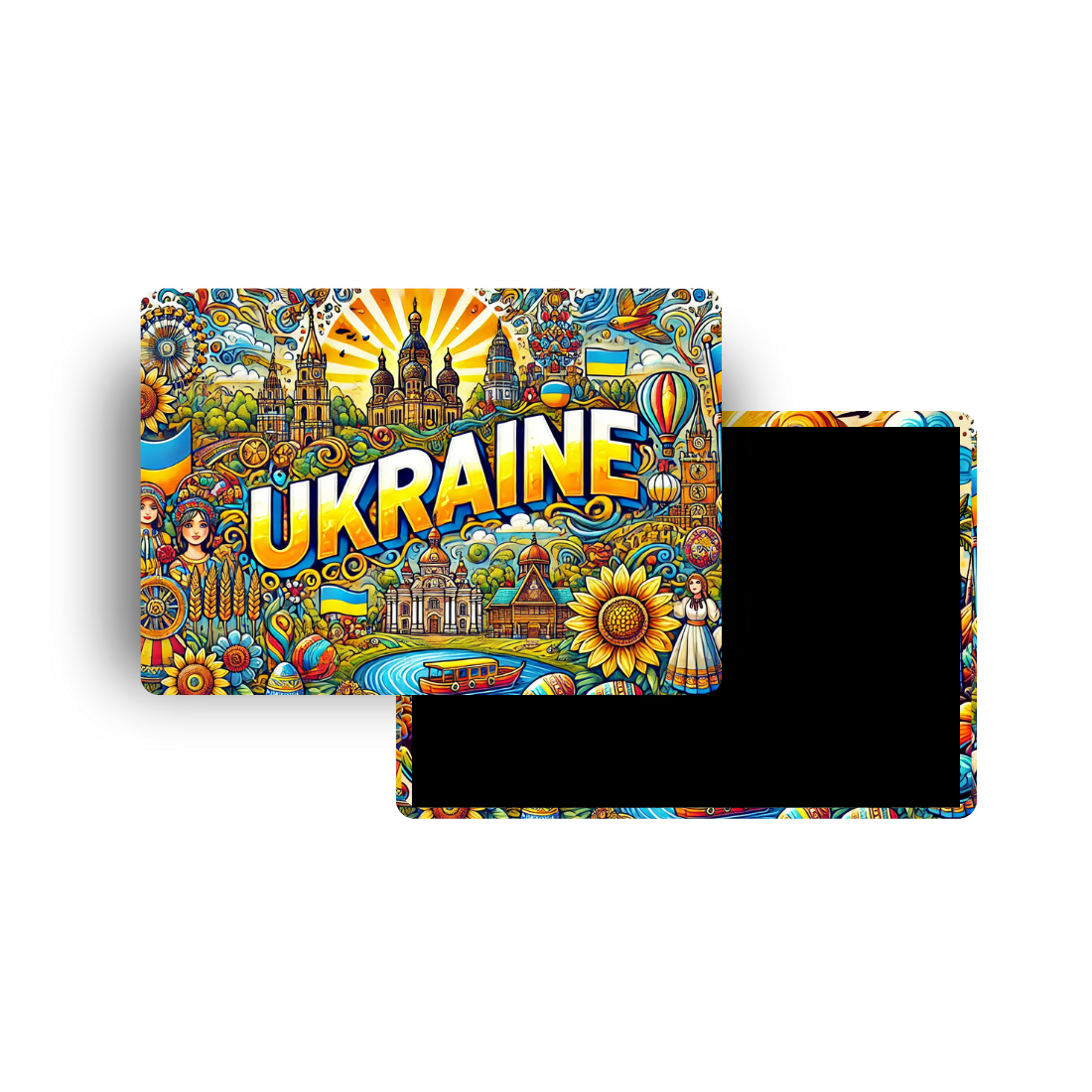 M329 Magnet Touristique Pays du Monde - Ukraine
