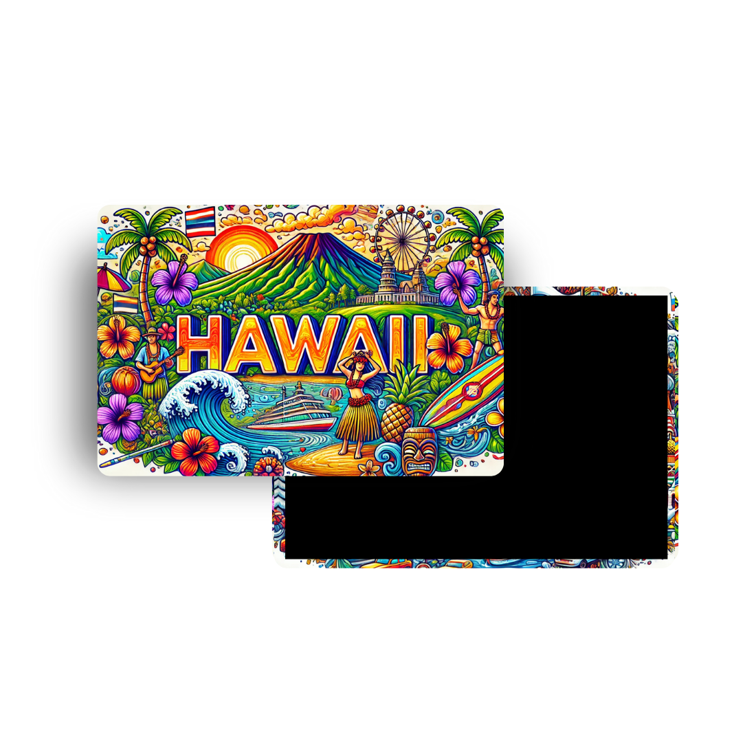 M331 Magnet Touristique Pays du Monde - Hawaii