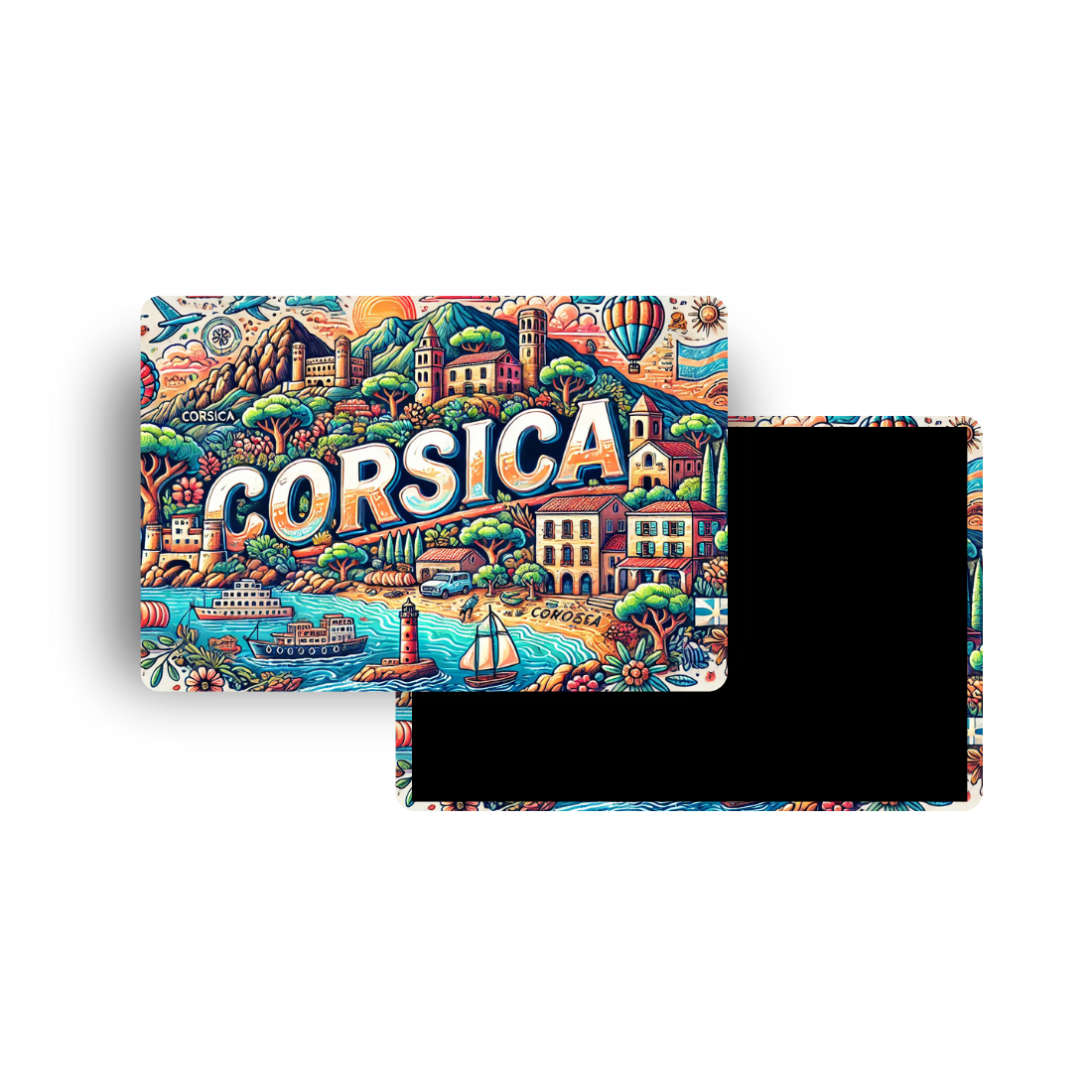 M333 Magnet Touristique Pays du Monde - Corse