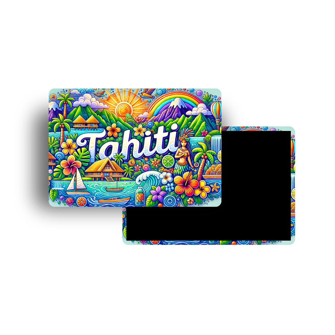 M351 Magnet Touristique Pays du Monde - Tahiti