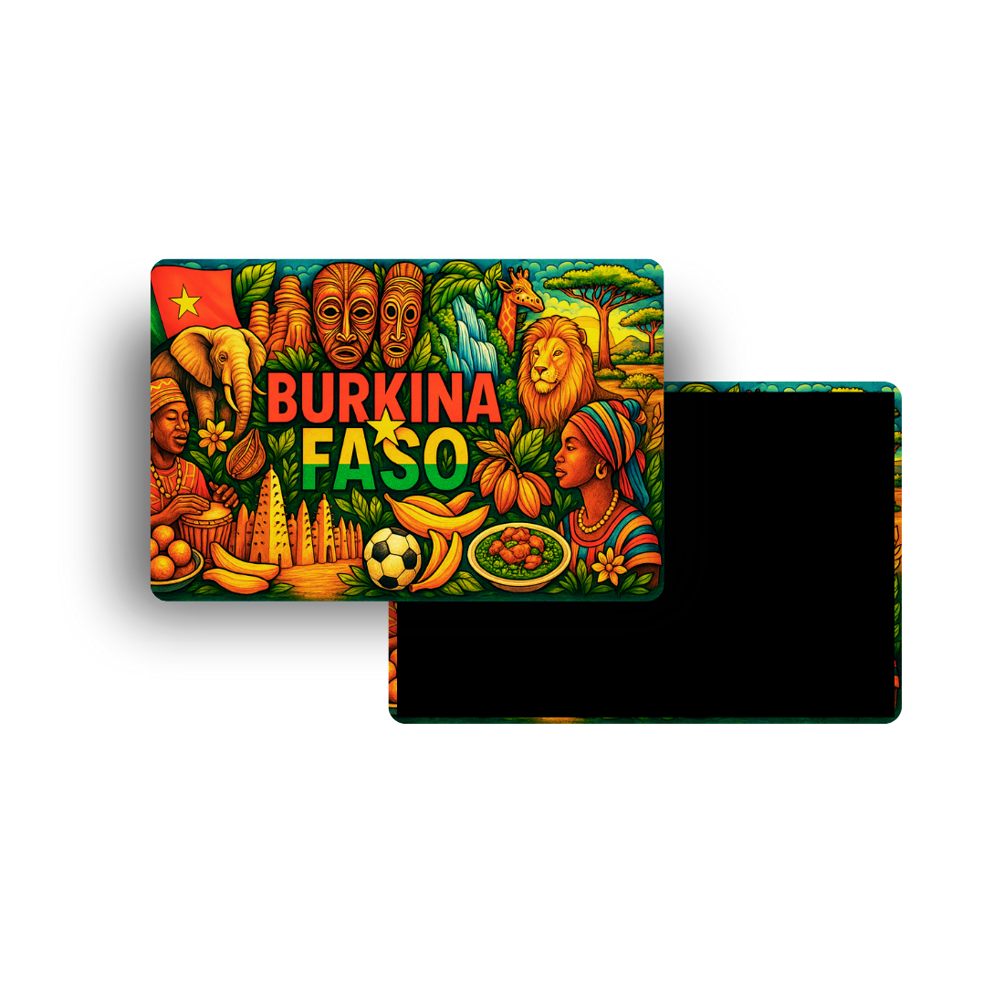M359 Magnet Touristique Pays du Monde - Burkina Faso