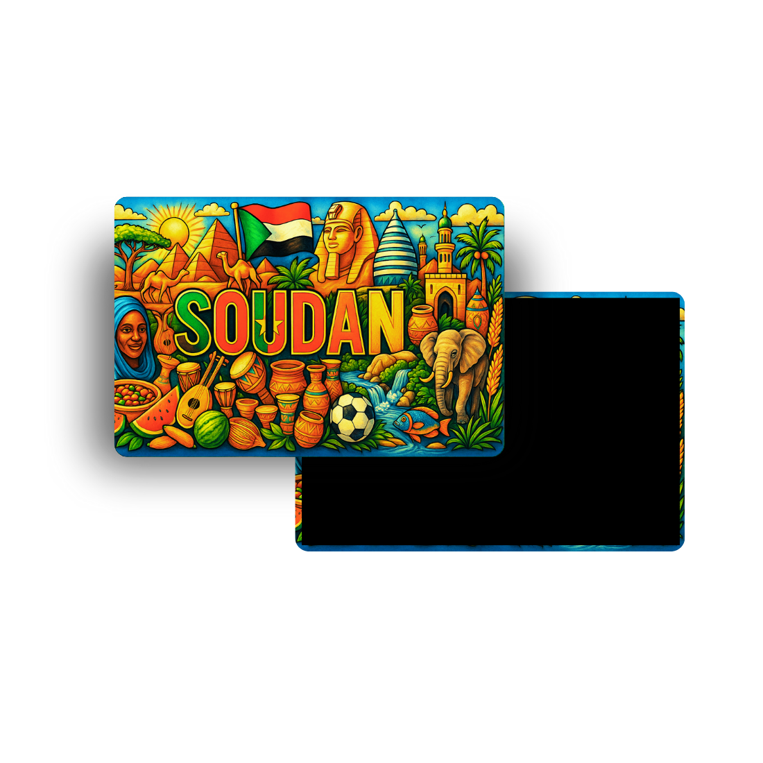 M361 Magnet Touristique Pays du Monde - Soudan