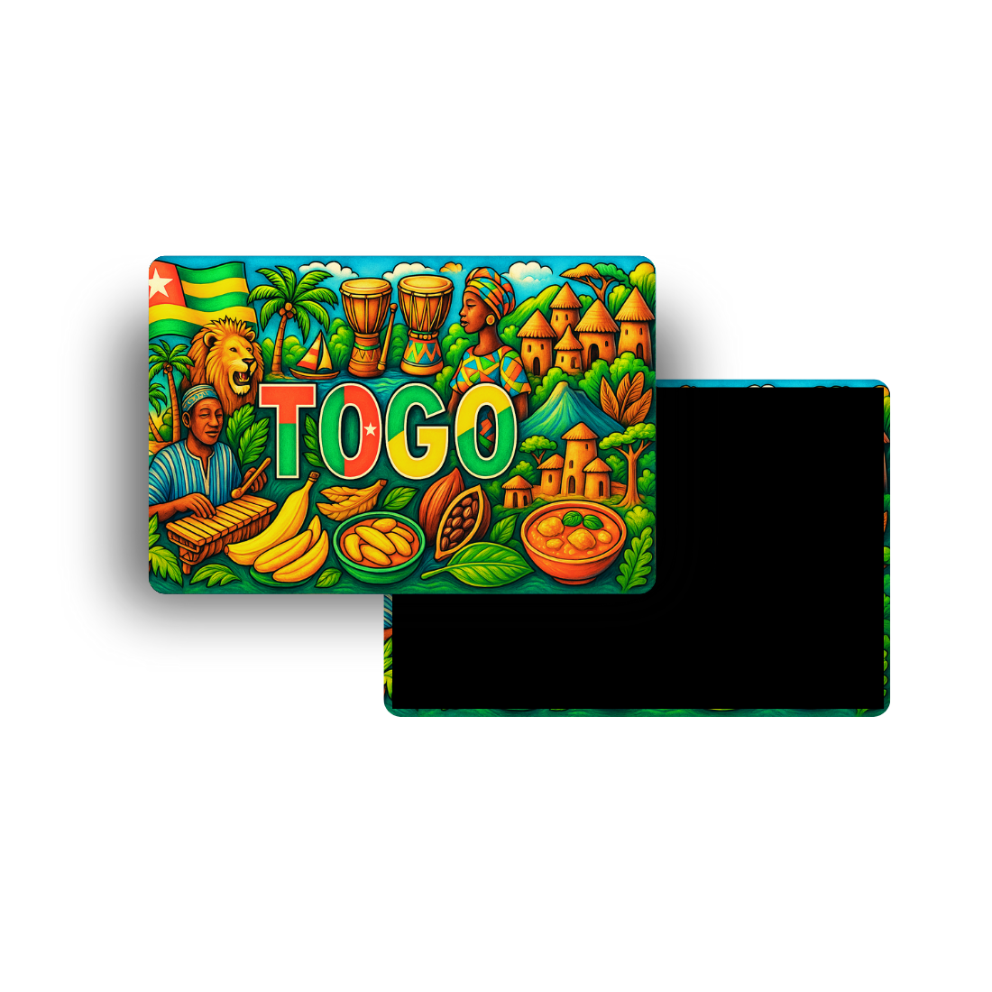 M363 Magnet Touristique Pays du Monde - Togo
