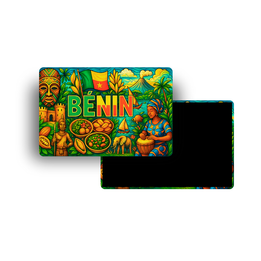 M369 Magnet Touristique Pays du Monde - Bénin
