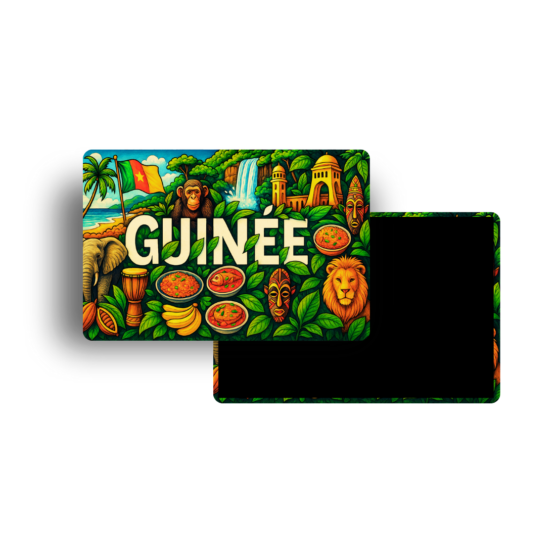 M373 Magnet Touristique Pays du Monde - Guinée