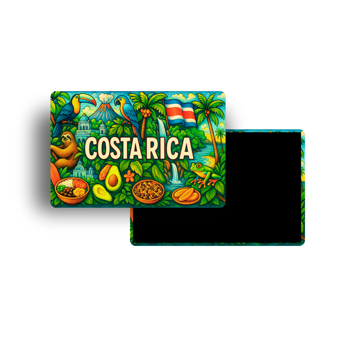 M374 Magnet Touristique Pays du Monde - Costa Rica