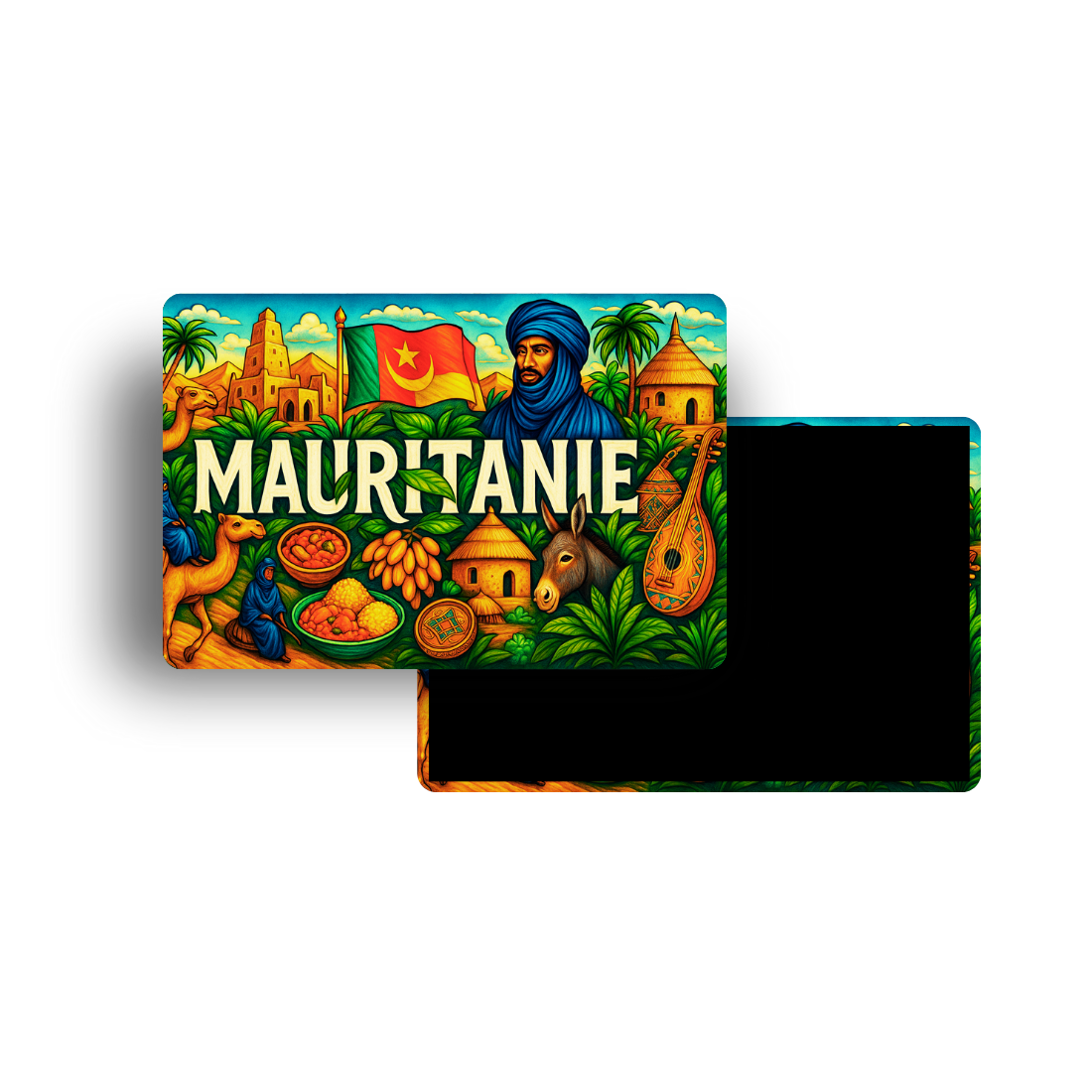 M376 Magnet Touristique Pays du Monde - Mauritanie