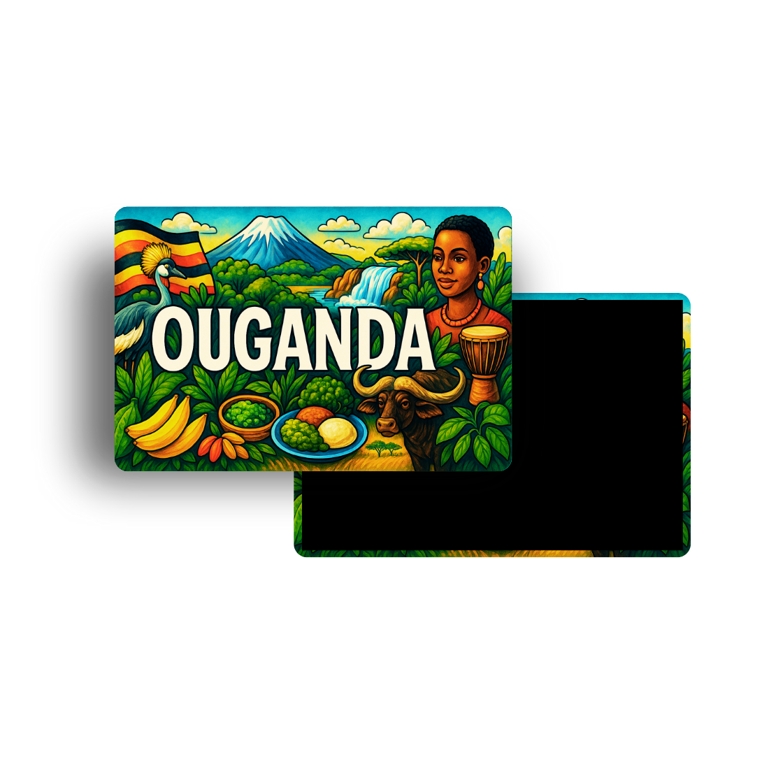 M380 Magnet Touristique Pays du Monde - Ouganda