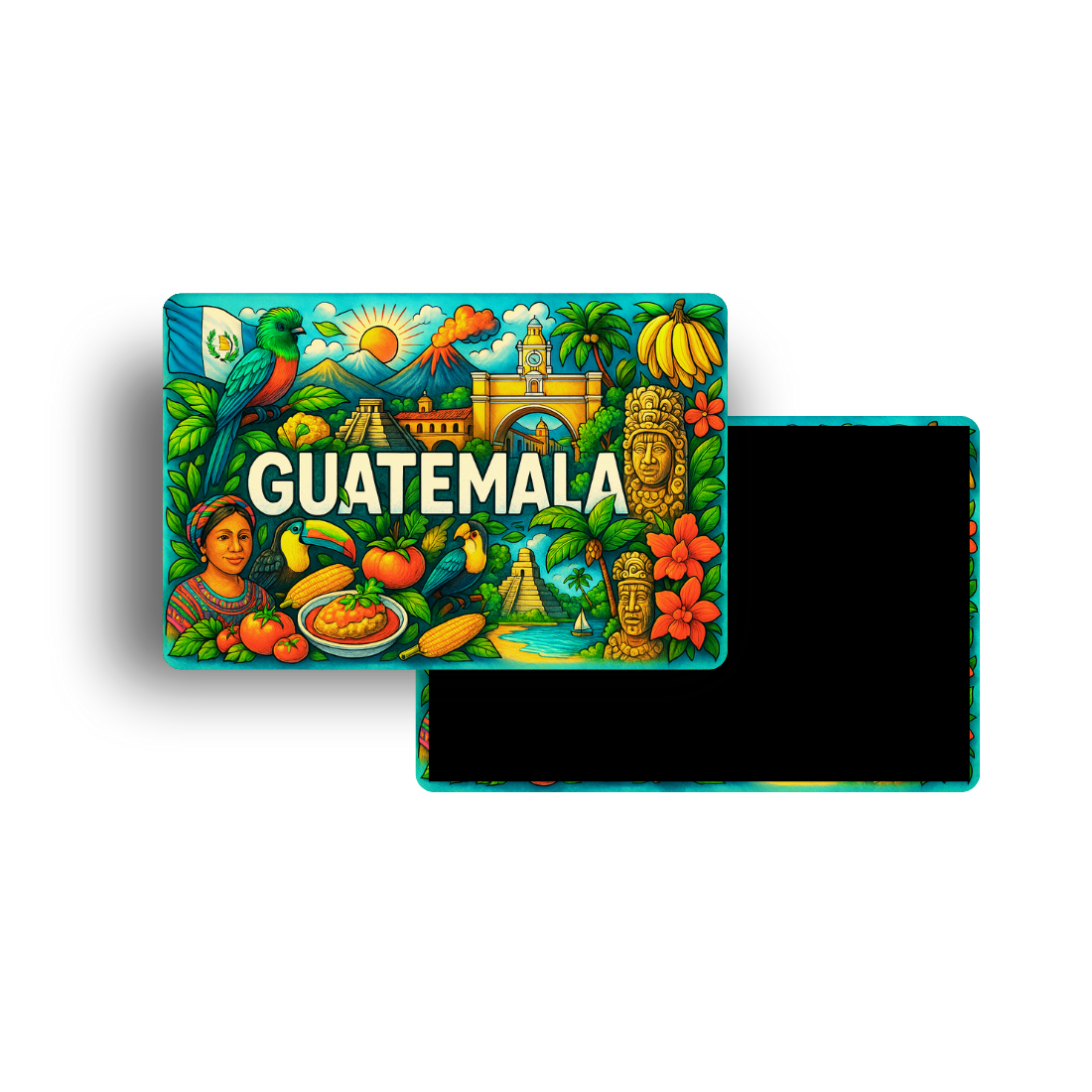 M387 Magnet Touristique Pays du Monde - Guatemala