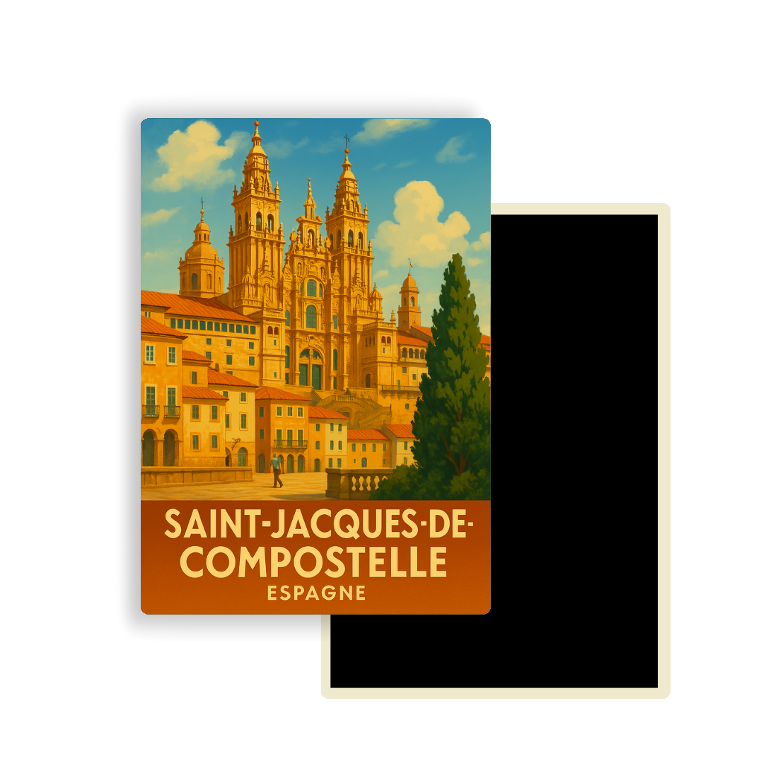 M549 Magnet Ville d'Europe - Saint-Jacques-de-Compostelle Espagne