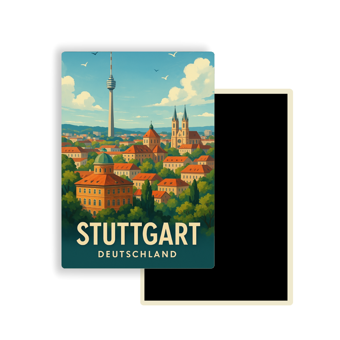 M558 Magnet Ville d'Europe - Stuttgart Allemagne