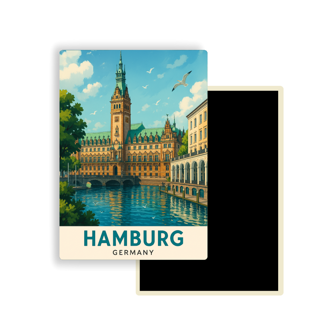 M559 Magnet Ville d'Europe - Hambourg Allemagne