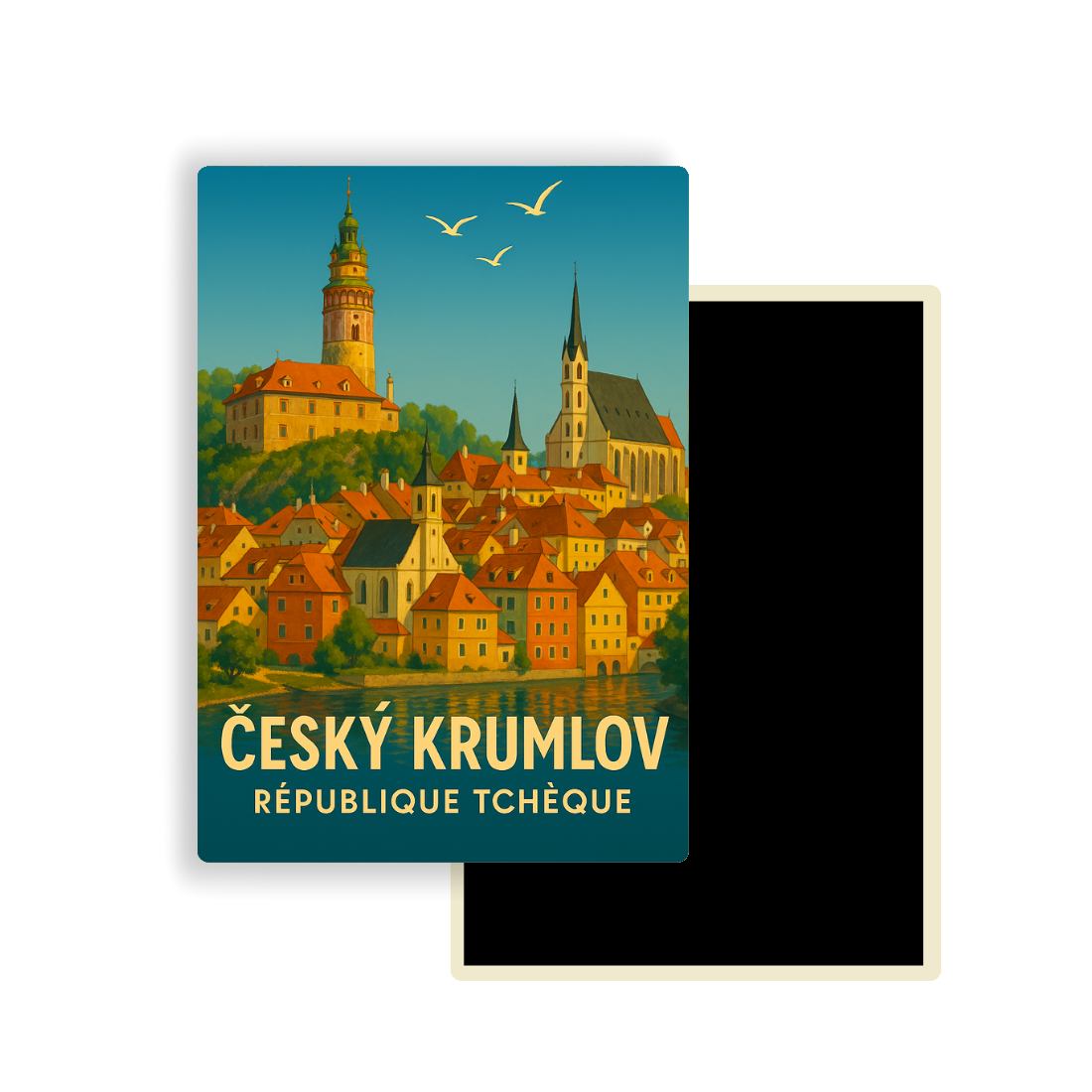 M563 Magnet Ville d'Europe - Český Krumlov République tchèque