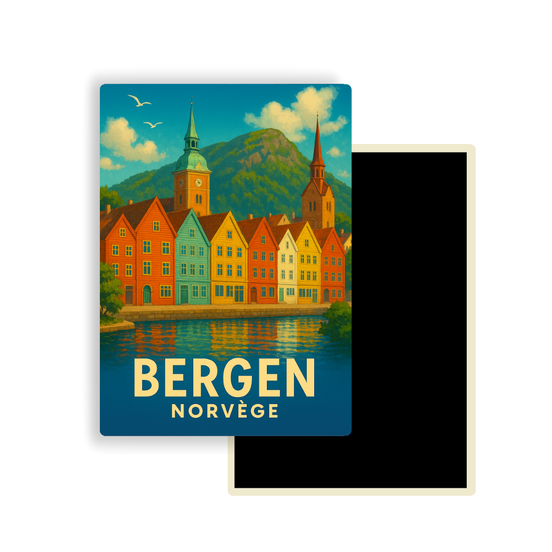 M570 Magnet Ville d'Europe - Bergen Norvège