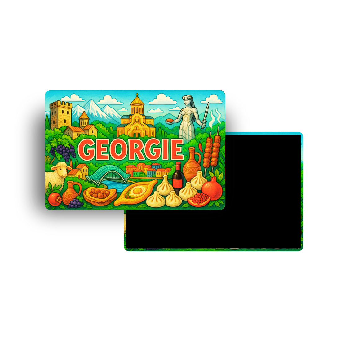 M613 Magnet Touristique Pays du Monde - Georgie