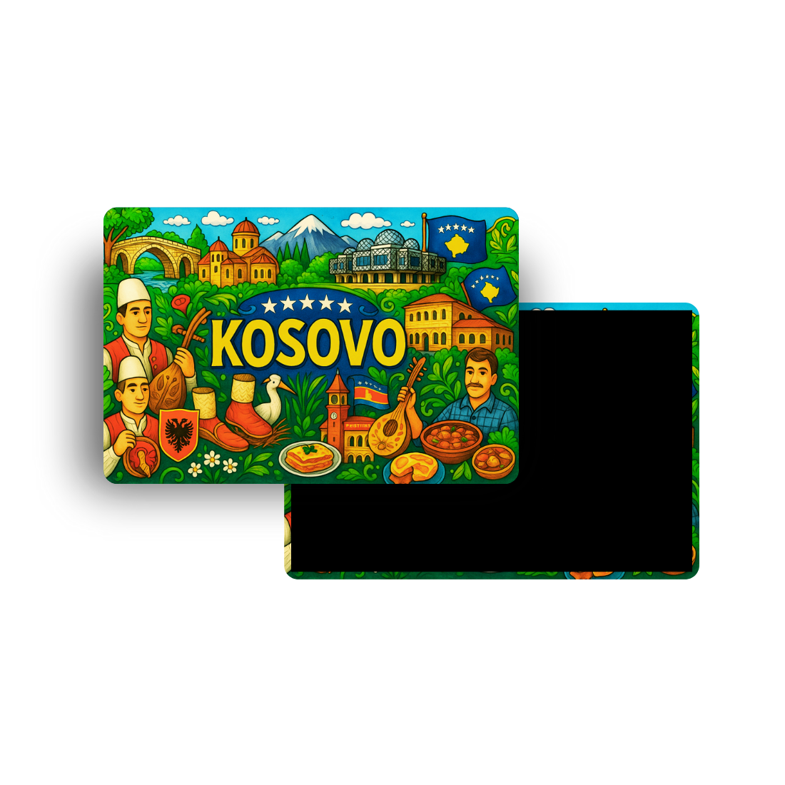 M619 Magnet Touristique Pays du Monde - Kosovo