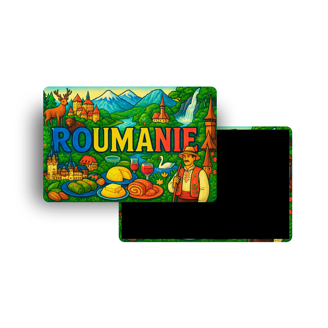 M623 Magnet Touristique Pays du Monde - Roumanie