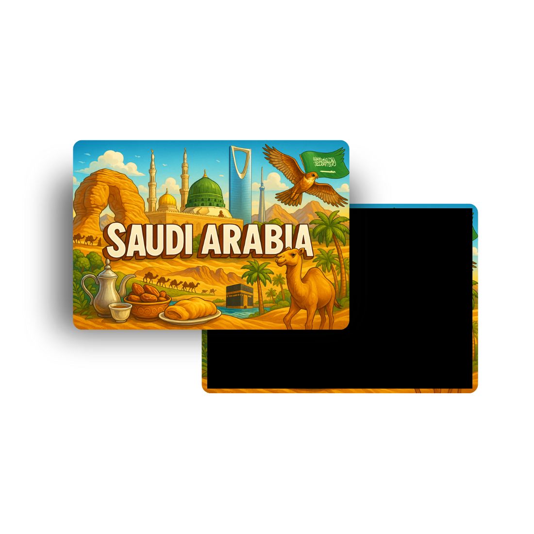 M634 Magnet Touristique Pays du Monde - Arabie Saoudite (Saudi arabia)