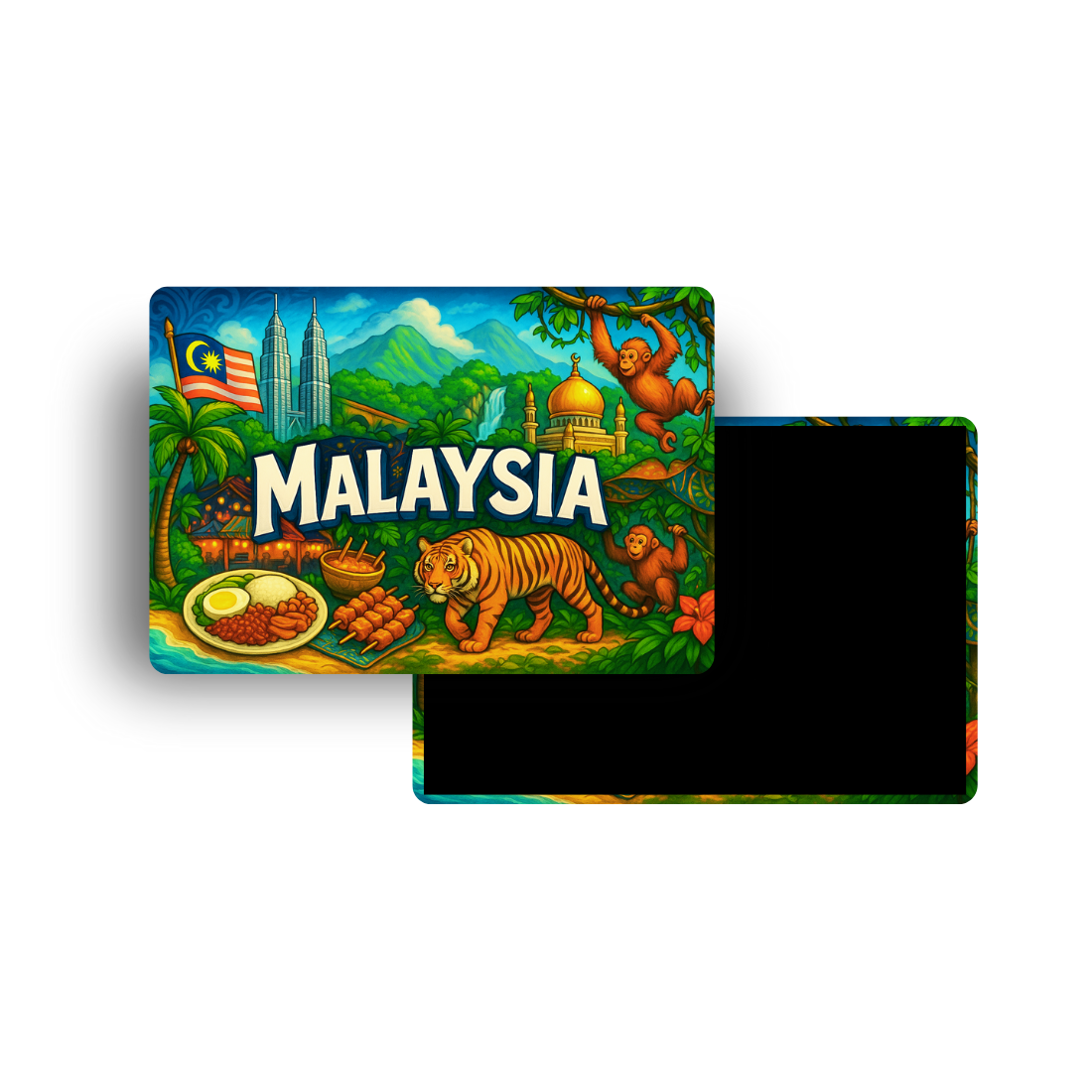 M636 Magnet Touristique Pays du Monde - Malaisie (Malaysia)