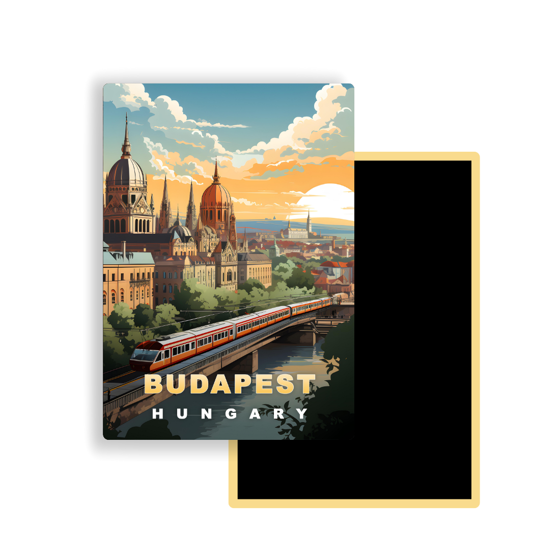 M715 Magnets Affiches de Voyage Europe - Budapest Hongrie