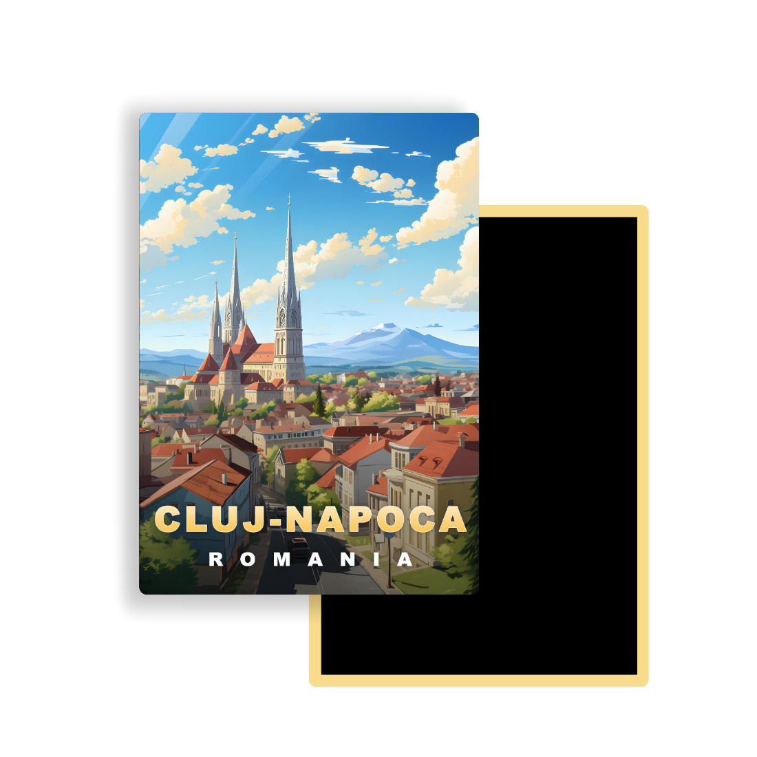 M716 Magnets Affiches de Voyage Europe - Cluj-napoca Roumanie