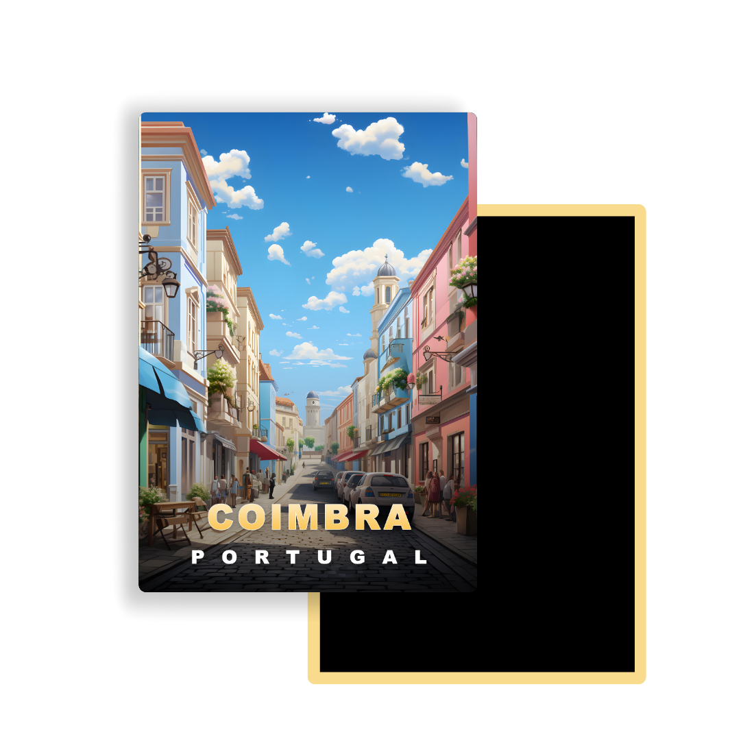 M717 Magnets Affiches de Voyage Europe - Coimbra Portugal