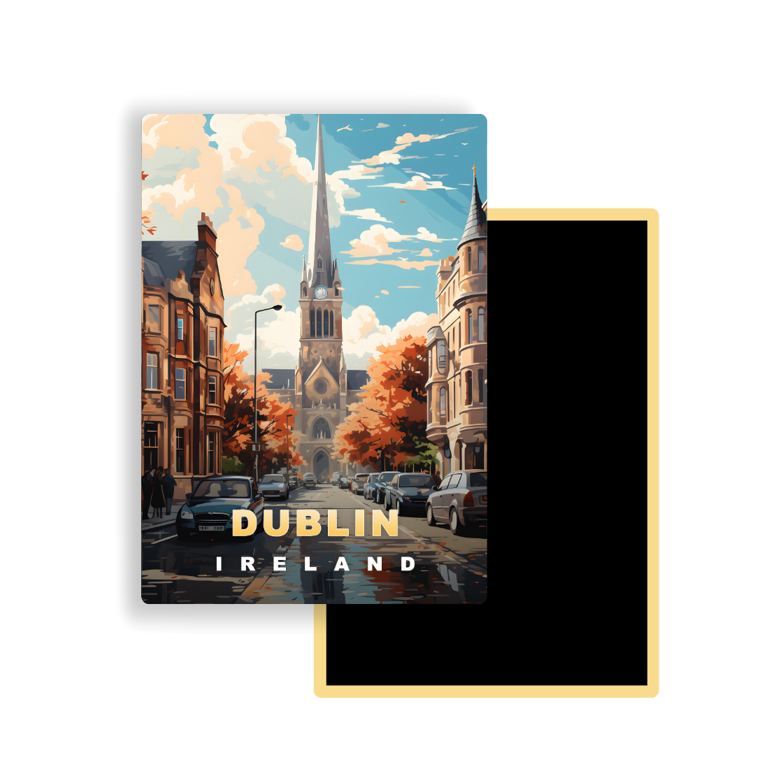 M723 Magnets Affiches de Voyage Europe - Dublin Ireland