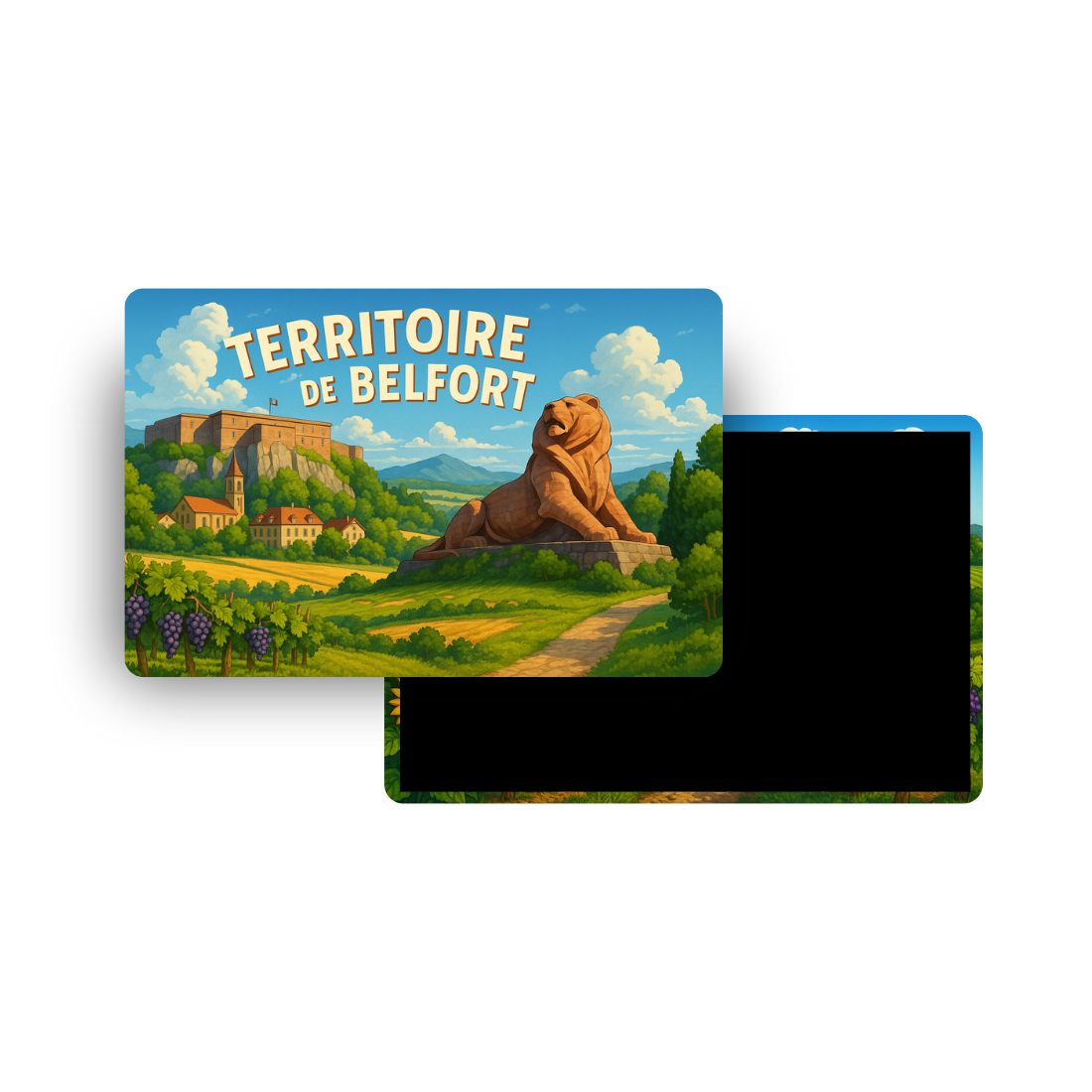 M800F Magnet Touristique Départements et Régions de France - Territoire de Belfort